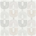 Modern Abstract Geo Chains Gray Wallpaper · Hera Walls Tempo H510-4F