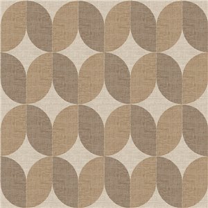 Contemporary Wave Pattern Navy Wallpaper