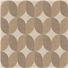 Contemporary Wave Pattern Navy Wallpaper
