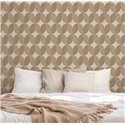 Geometrische retro-schlafzimmertapete · Hera Walls Tempo H512-3F