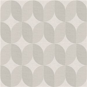 Modern Graphic Curves Slate Gray Wallpaper