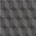 Moderne geometrische tapete in anthrazit · Hera Walls Tempo H512-5F