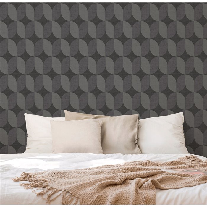 Japandi Arcos Cream Neutral Wallpaper · Hera Walls Tempo H512-5F