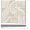 Geometrische bogentapete im japandi-stil · Hera Walls Tempo H513-1F