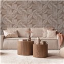 Geometrische bogentapete in brauntönen · Hera Walls Tempo H513-3F