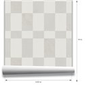 Minimalistische schachbrett-tapete in grau · Hera Walls Tempo H514-4F