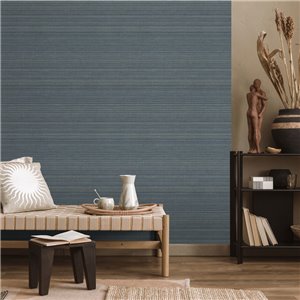 Blaue wohnzimmertapete im japanischen stil 2
