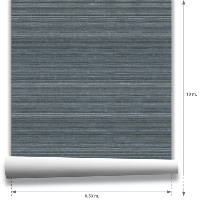 Papier peint pour salon style japonais bleu · Hera Walls Tempo H515-2F