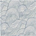 Japandi Wave Pattern Gold Leaf Wallpaper · Hera Walls Tempo H516-2F