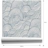 Japandi Wave Pattern Gold Leaf Wallpaper · Hera Walls Tempo H516-2F
