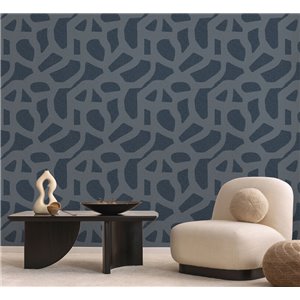 Papel pintado para salón moderno abstracto 2