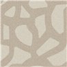Papel pintado geométrico para salón moderno beige
