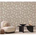Geometrische wohnzimmertapete im modernen beige · Hera Walls Tempo H517-3F