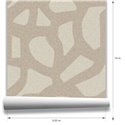 Papel pintado geométrico para salón moderno beige · Hera Walls Tempo H517-3F