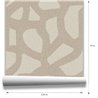 Papier peint géométrique pour salon moderne beige · Hera Walls Tempo H517-3F