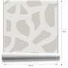 Geometrisch-abstrakte tapete in hellgrau · Hera Walls Tempo H517-4F