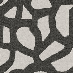 Schwarz-weiße tapete für das moderne wohnzimmer
