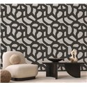 Architectural Multi Stripe Beige Wallcovering · Hera Walls Tempo H517-5F