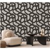 Architectural Multi Stripe Beige Wallcovering · Hera Walls Tempo H517-5F