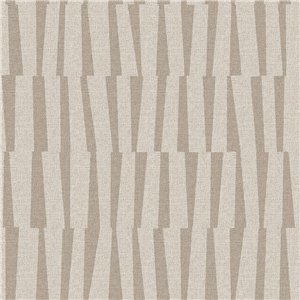 Papel pintado de rayas geométricas modernas beige