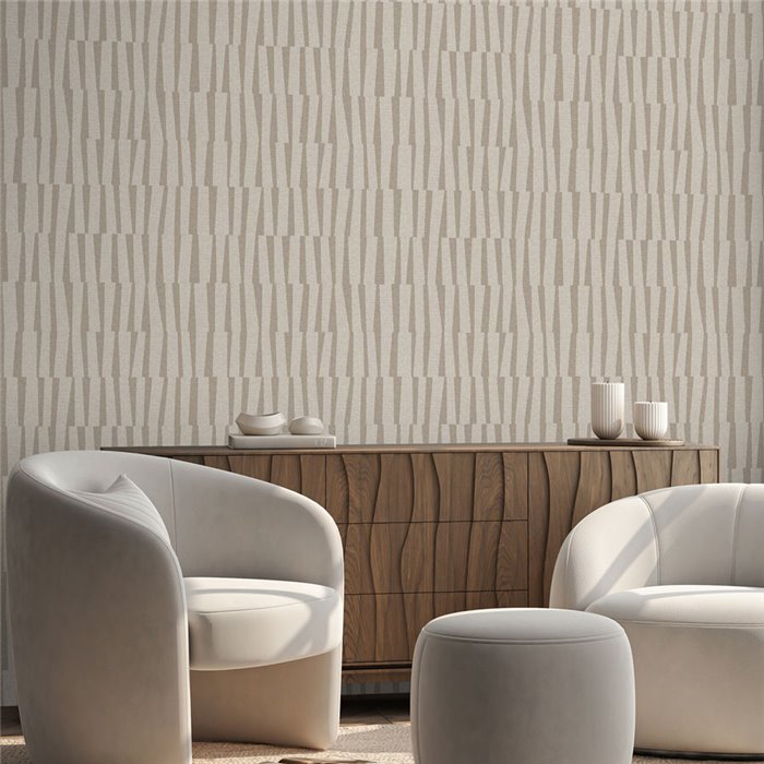 Corporate Office Abstract Strip Blue Wallcovering · Hera Walls Tempo H518-1F