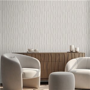 Papel pintado para despachos y salas gris claro 2