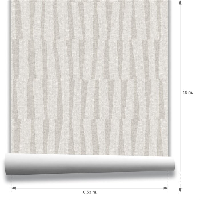 Papel pintado para despachos y salas gris claro · Hera Walls Tempo H518-3F