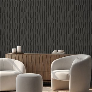 Papier peint pour hôtels modernes gris foncé 2