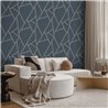 Luxury Hotel Geometric Lines Ochre Wallcovering · Hera Walls Tempo H519-2F