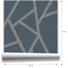 Blaue linientapete für das moderne wohnzimmer · Hera Walls Tempo H519-2F