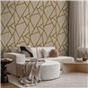 Minimalist Angular Design Gray Wallpaper · Hera Walls Tempo H519-3F