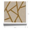 Minimalist Angular Design Gray Wallpaper · Hera Walls Tempo H519-3F