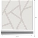 Papel pintado minimalista de líneas gris claro · Hera Walls Tempo H519-4F