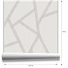 Minimalistische linientapete in hellgrau · Hera Walls Tempo H519-4F
