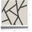 Schwarz-weiße tapete für das moderne wohnzimmer · Hera Walls Tempo H519-5F