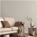 Papier peint chevrons minimaliste beige · Hera Walls Tempo H520-1F