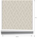 Minimalistische fischgrät-tapete beige · Hera Walls Tempo H520-1F