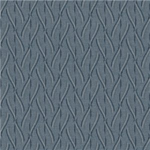 Moderne fischgrät-tapete in denimblau