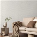 Minimalist Interlocking Lines Gray Wallpaper · Hera Walls Tempo H520-4F