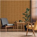 Papier peint style colonial papyrus couleur marron caramel · Hera Eternity 210-4
