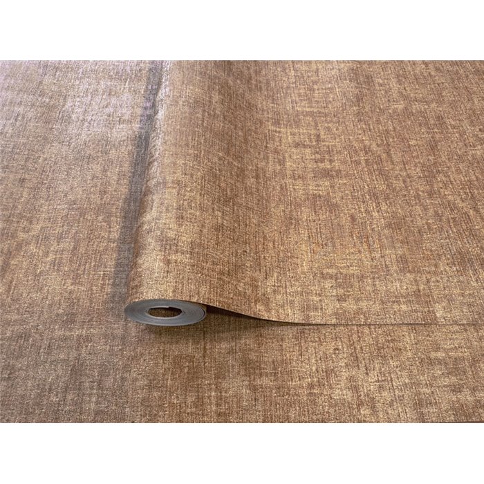 Papier peint style colonial papyrus couleur marron caramel · Hera Eternity 210-4