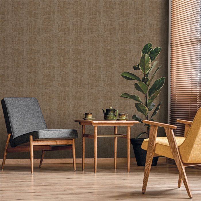 Papel pintado papiro oriental gris piedra oscuro · Hera Eternity 210-6
