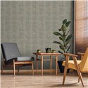 Papel pintado oriental de papiro azul verdoso · Hera Eternity 210-8