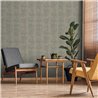 Papel pintado oriental de papiro azul verdoso · Hera Eternity 210-8