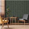 Papel pintado turquesa oscuro con textura de papiro oriental · Hera Eternity 210-9