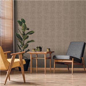 Imitation papyrus medium grey wallpaper for japandi... 2