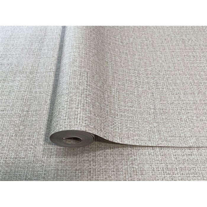 Papier peint japonais texture raphia épais gris · Hera Eternity 211-2