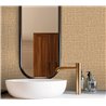 Straw-colored Japanese style raffia basketry wallpaper · Hera Eternity 211-4