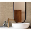 Papel pintado estilo japandi beige textura rafia gruesa · Hera Eternity 211-5