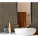Papier peint graphite texture raphia style japonais moderne · Hera Eternity 211-11